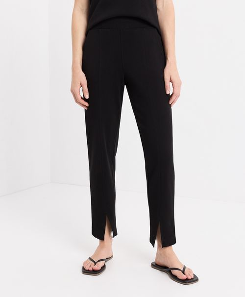 Women's Black Airplane Tapered Leg Pant