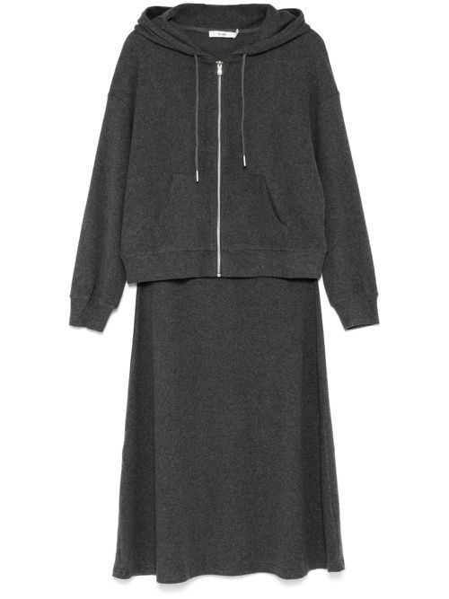 Dress and hoodie set - Grey