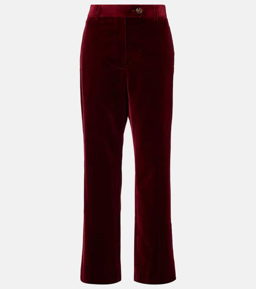Blazé Milano Nana cotton velvet straight pants