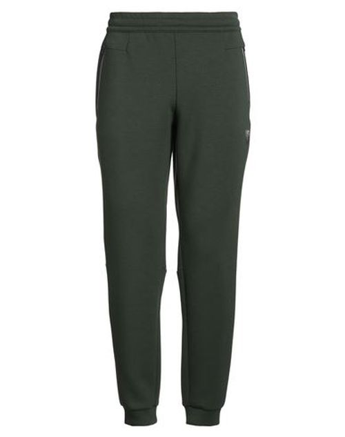 Man Pants Dark green Size XL Polyester, Viscose, Elastane