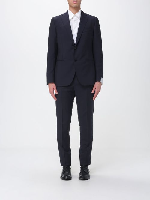 Suit Men color Blue