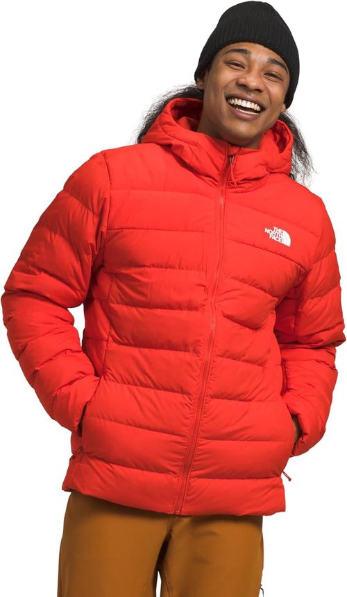 Aconcagua NF0A84I1 Puffer Jacket Mens Fiery Red Hoodie GBO