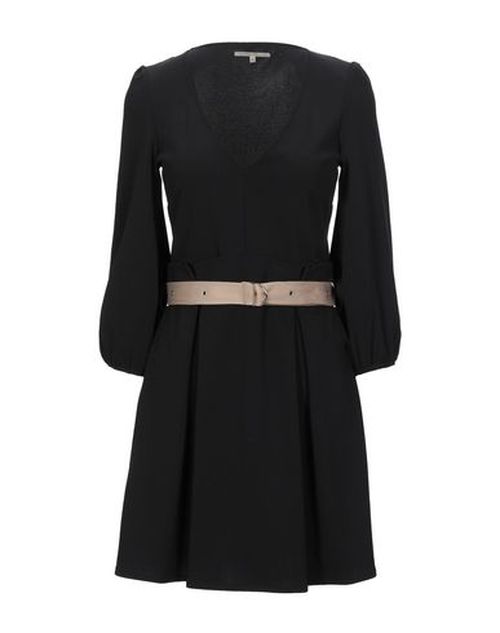 Patrizia Pepe Woman Mini dress Black Size 4 Polyester, Elastane, Cotton, Viscose