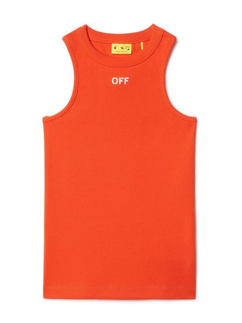 Off-stamp tank top - Orange