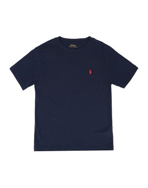 Cotton Jersey Crewneck Tee Kid Boy T-shirt Midnight blue