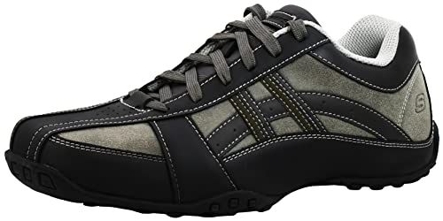 Skechers Men's Citywalk Malton Oxford Sneaker,Black,11 M US