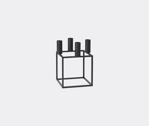 'kubus 4' Candleholder, Black