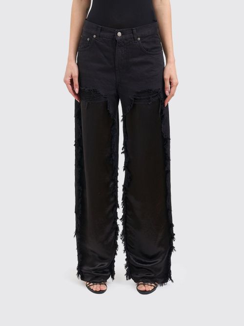 Jeans Woman color Black
