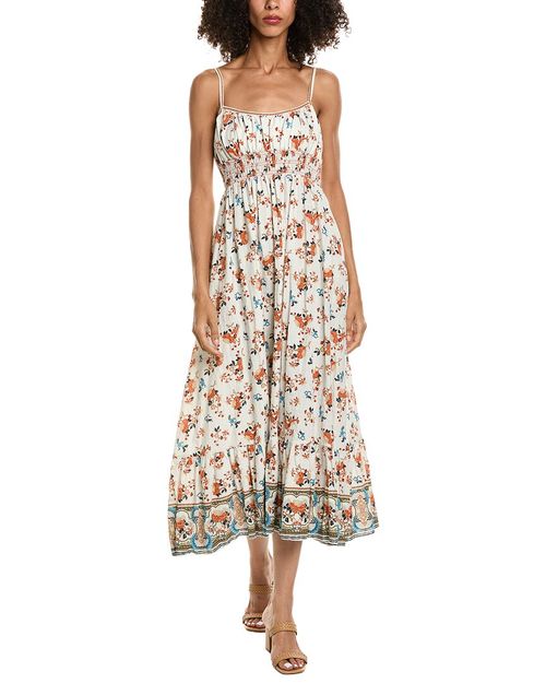 Double Spaghetti Strap Midi Dress