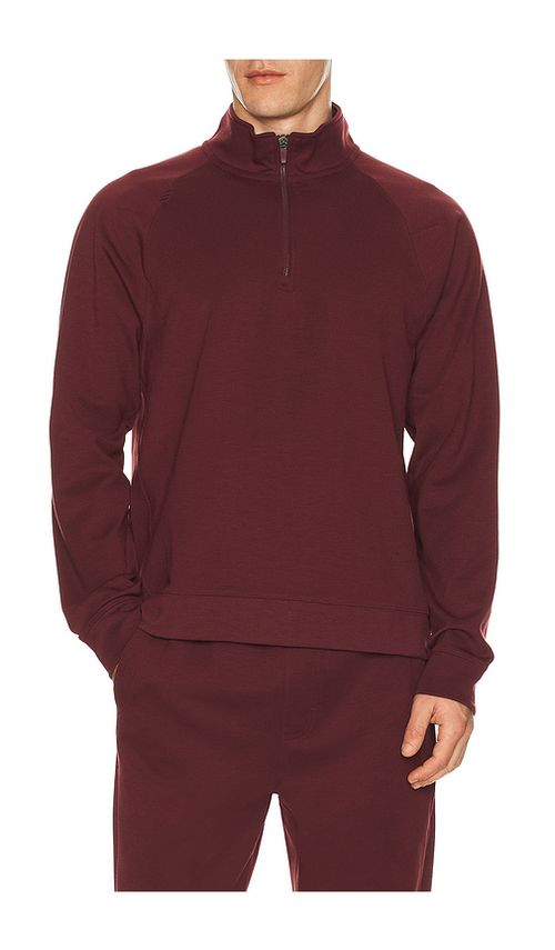 Rhone Dreamstate 1/4 Zip in Burgundy. M. Also in S, L, XL/1X
