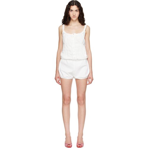 White Broderie Jumpsuit