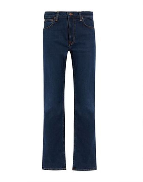 Man Jeans Blue Size 28 Cotton, Elastane