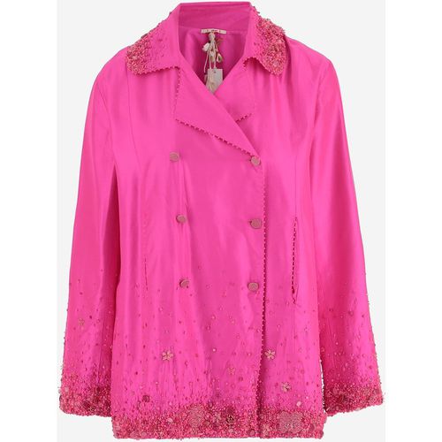 Veste en soie à double boutonnage Pero