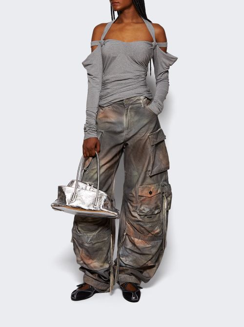 Long Pant Grey And Rust