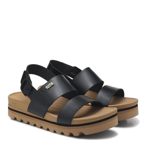 Women's Horizon Hi Buckle Sandals (Black)