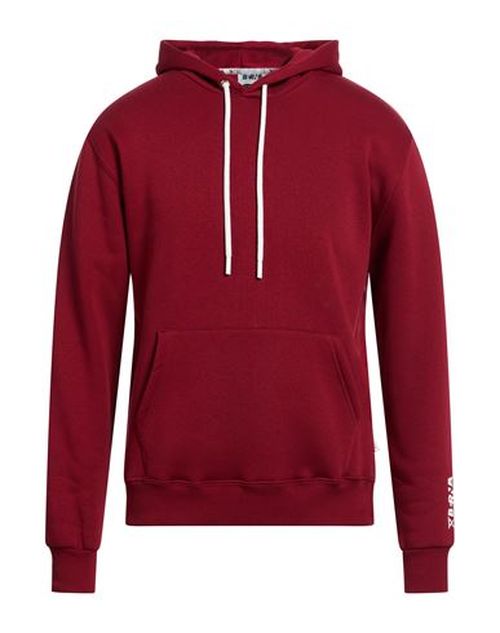 Man Sweatshirt Burgundy Size M Cotton, Polyester