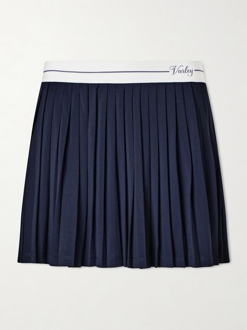 Clemency Stretch High-rise Skort - Blue
