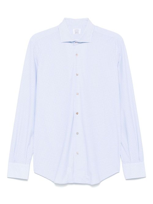 Mazzarelli geometric-print shirt - White