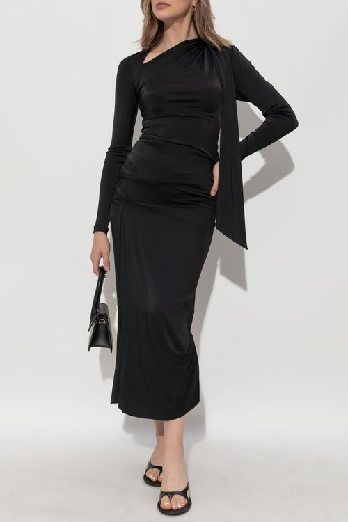 Victoria Beckham Top With Decorative Back Detailing, Women's, Black