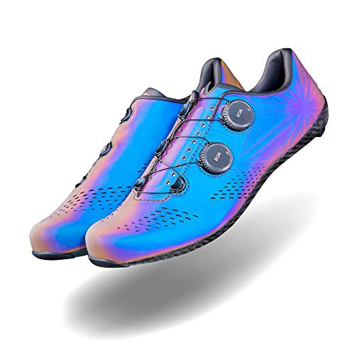 Supacaz Kazze Carbon Road Shoe – Oil Slick Reflective (Oil Slick, US Footwear