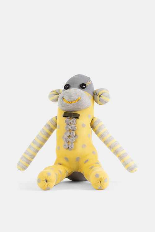 Sock Knit Doll Yellow Mix