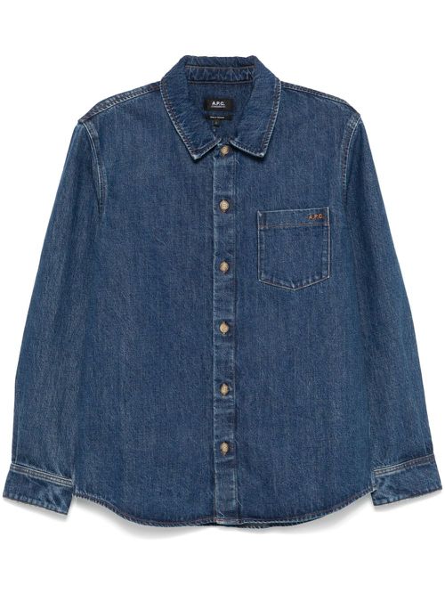 Shirt jacket - Blue