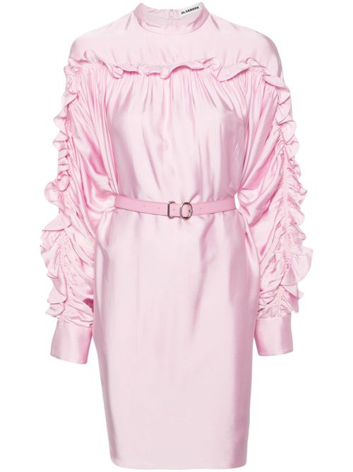 129 satin midi dress - Pink