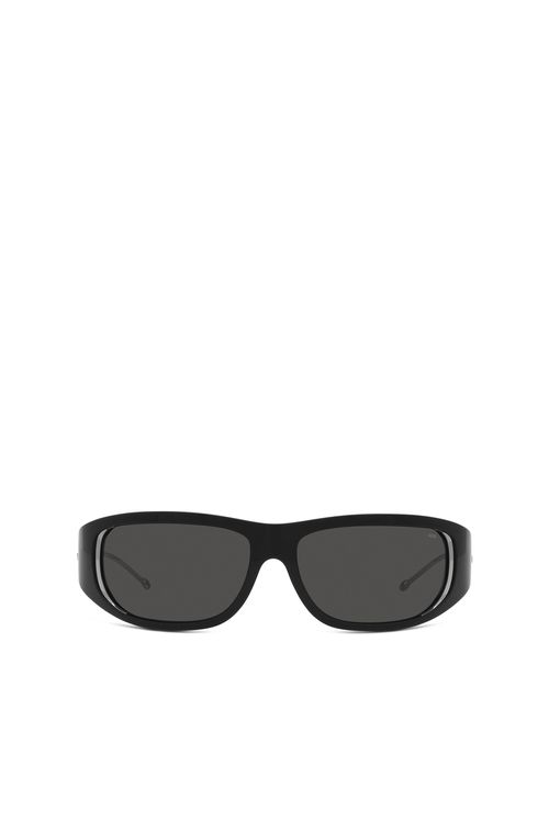Wraparound style sunglasses - Sunglasses - Unisex - Black