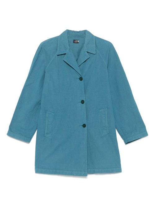 2000s cotton-blend coat - Blue