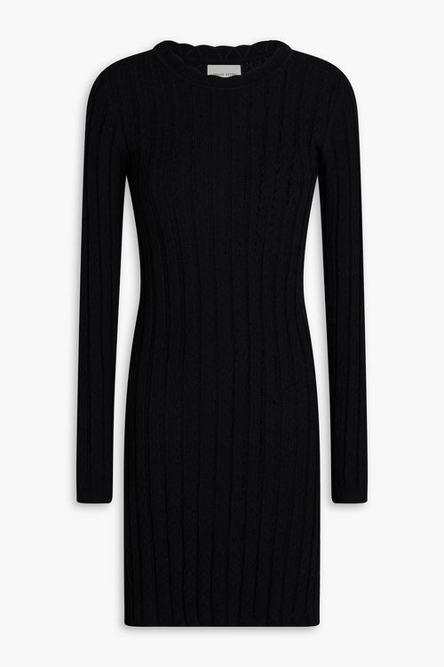 Senty pointelle-knit mini dress