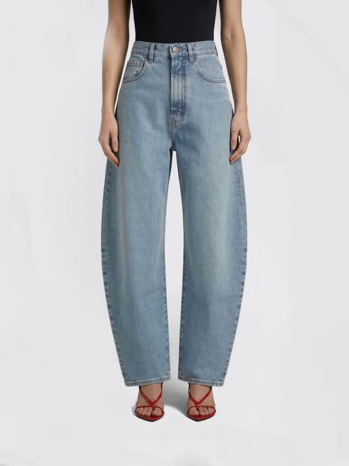 Jeans ALAÏA Woman color Gnawed Blue