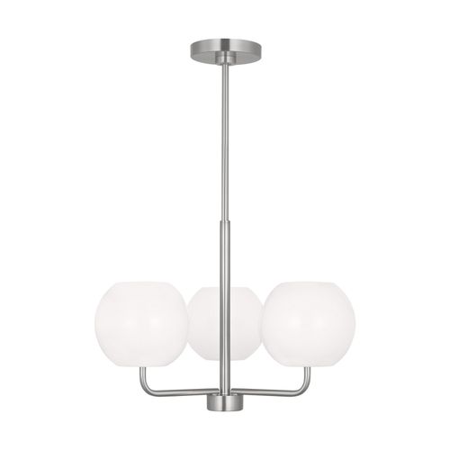 Brushed Steel Chandelier from the Rory Collection