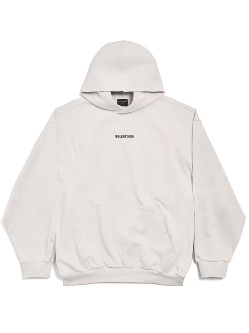 Balenciaga New Balenciaga Back Hoodie Medium Fit in Off White - White