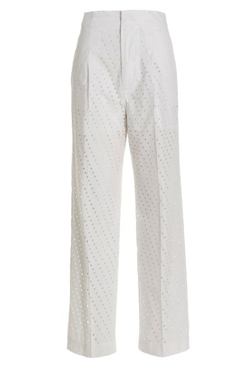 Visible Button Jeans