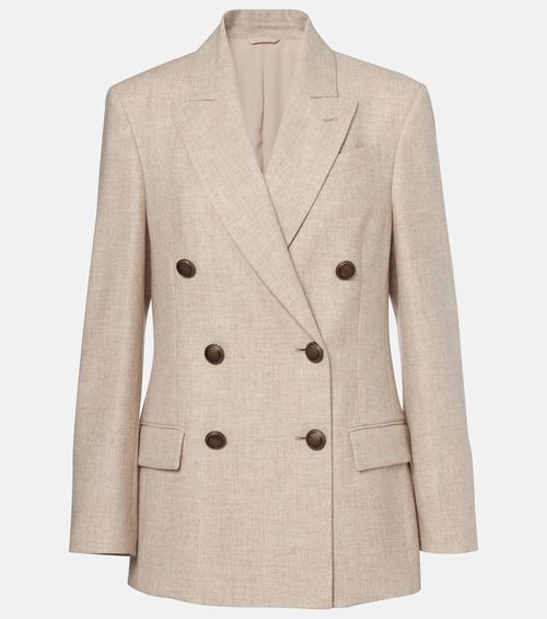 Wool and cashmere blazer