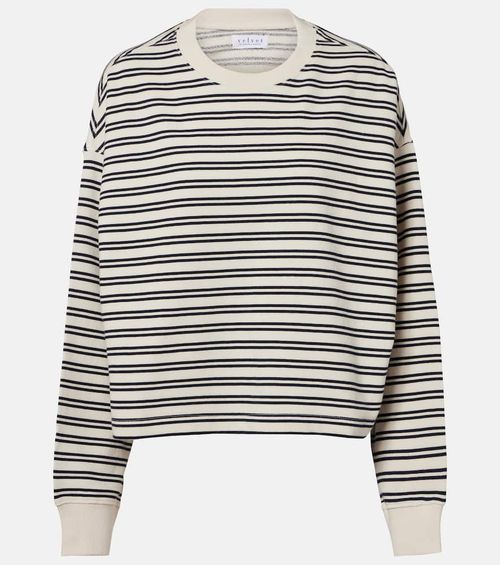 Isabelle striped cotton jersey sweatshirt