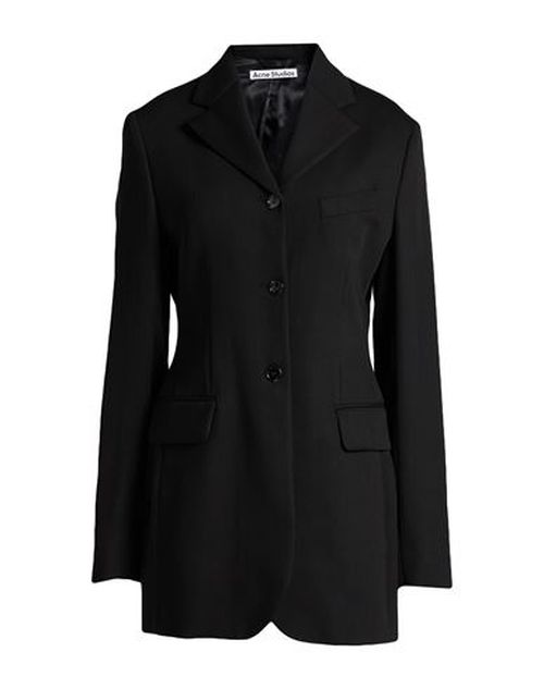 Woman Blazer Black Size 0 Wool, Viscose
