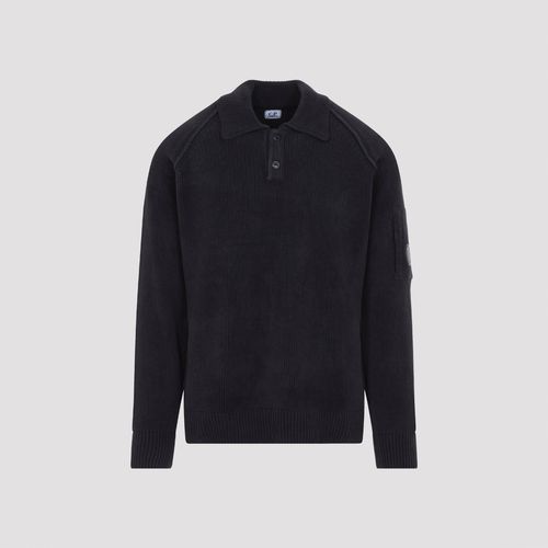 Men's Chenille Polo Sweater