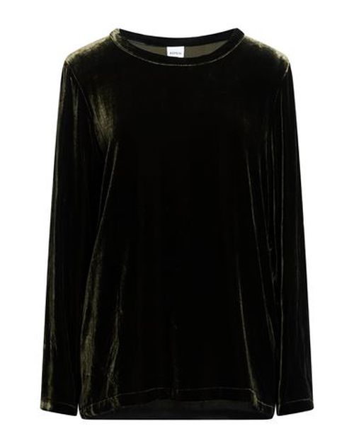 Woman Top Dark green Size 6 Viscose, Silk