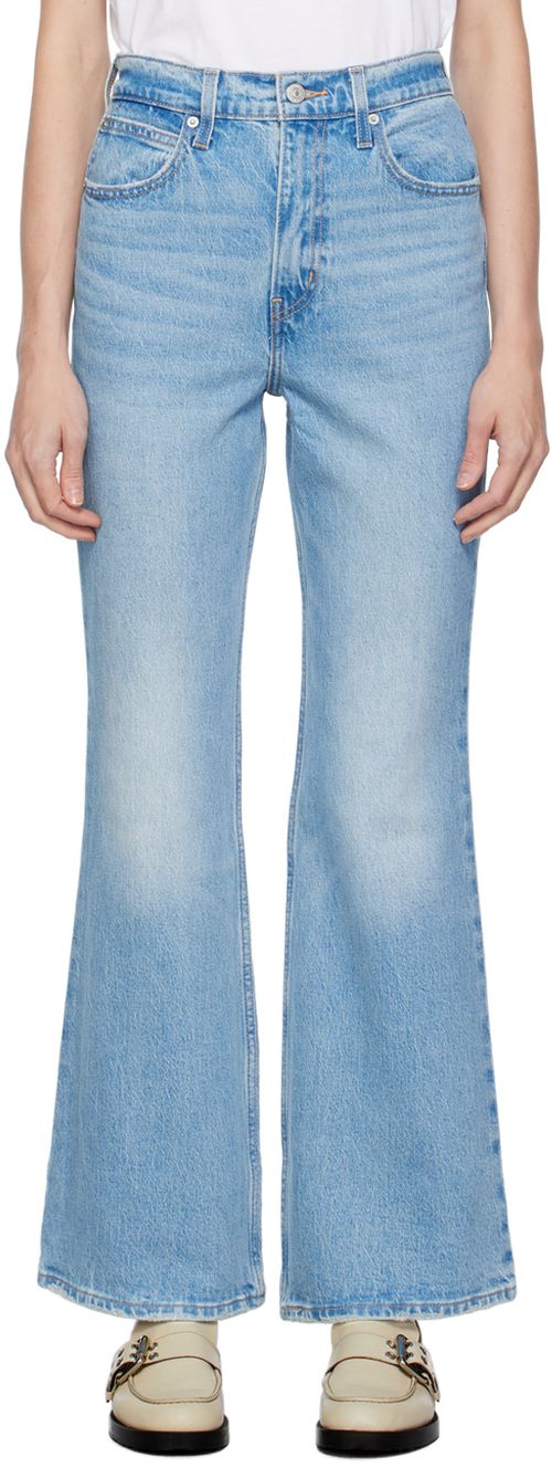 Levi's Blue 70's High Flare Jeans