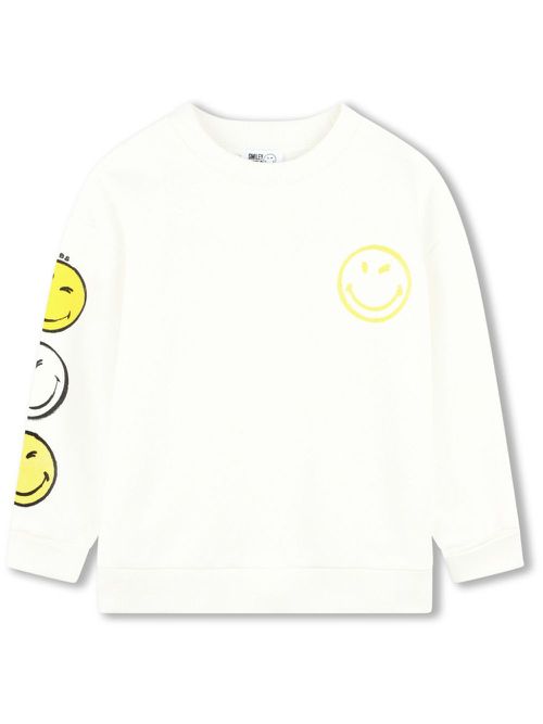 X SmileyWorld crew-neck sweatshirt - White