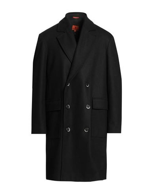 Man Coat Black Size 38 Wool, Polyamide