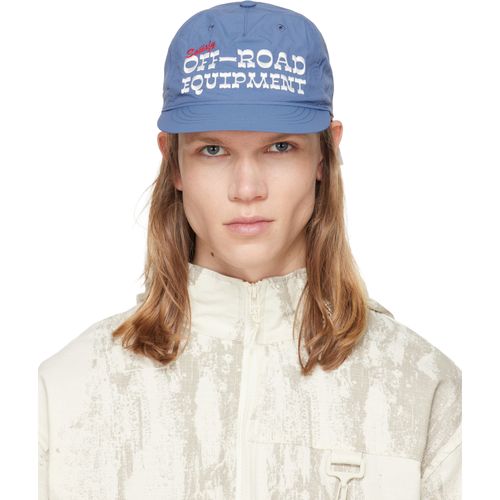 Blue FliteSilk 5‑Panel Pinch Cap