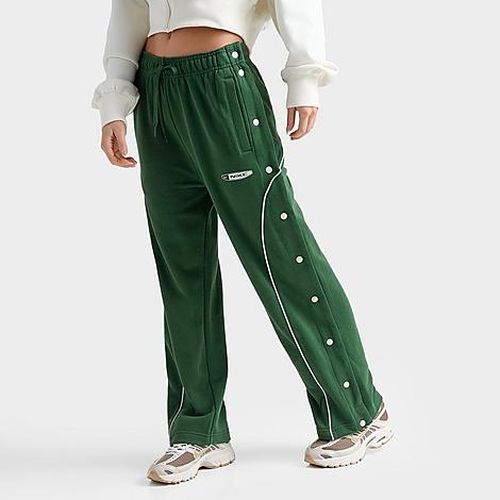 Women's Fleece Tearaway Pants in Fir/Light Silver