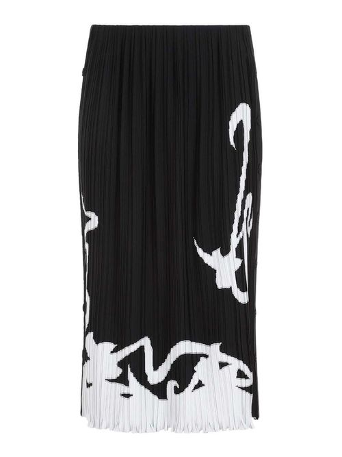 Pleated Long Skirt
