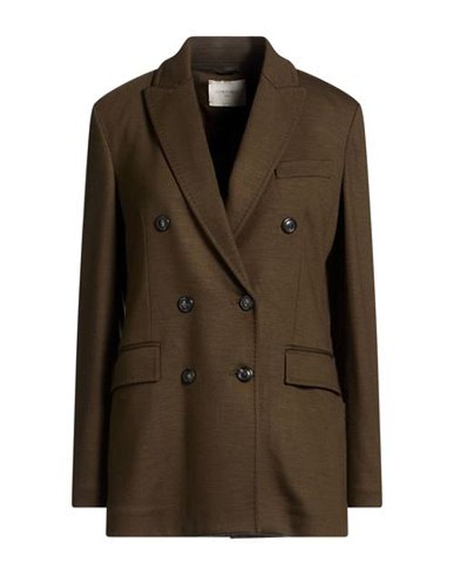 Woman Blazer Military green Size 10 Virgin Wool, Cashmere, Polyamide