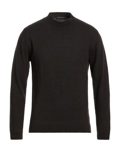 Lab Man Sweater Dark brown Size L Merino Wool, Polyamide, Cashmere