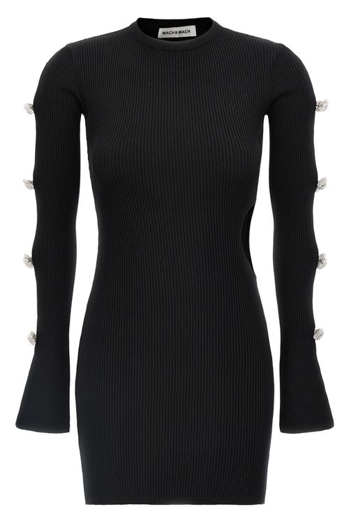 'Cut-Out Crystal Bow' Dress