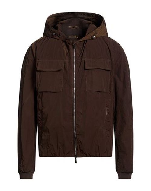 Man Jacket Dark green Size 38 Polyamide