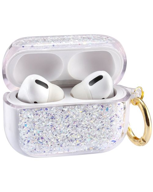 Airpods Pro Glitter Case Silver
